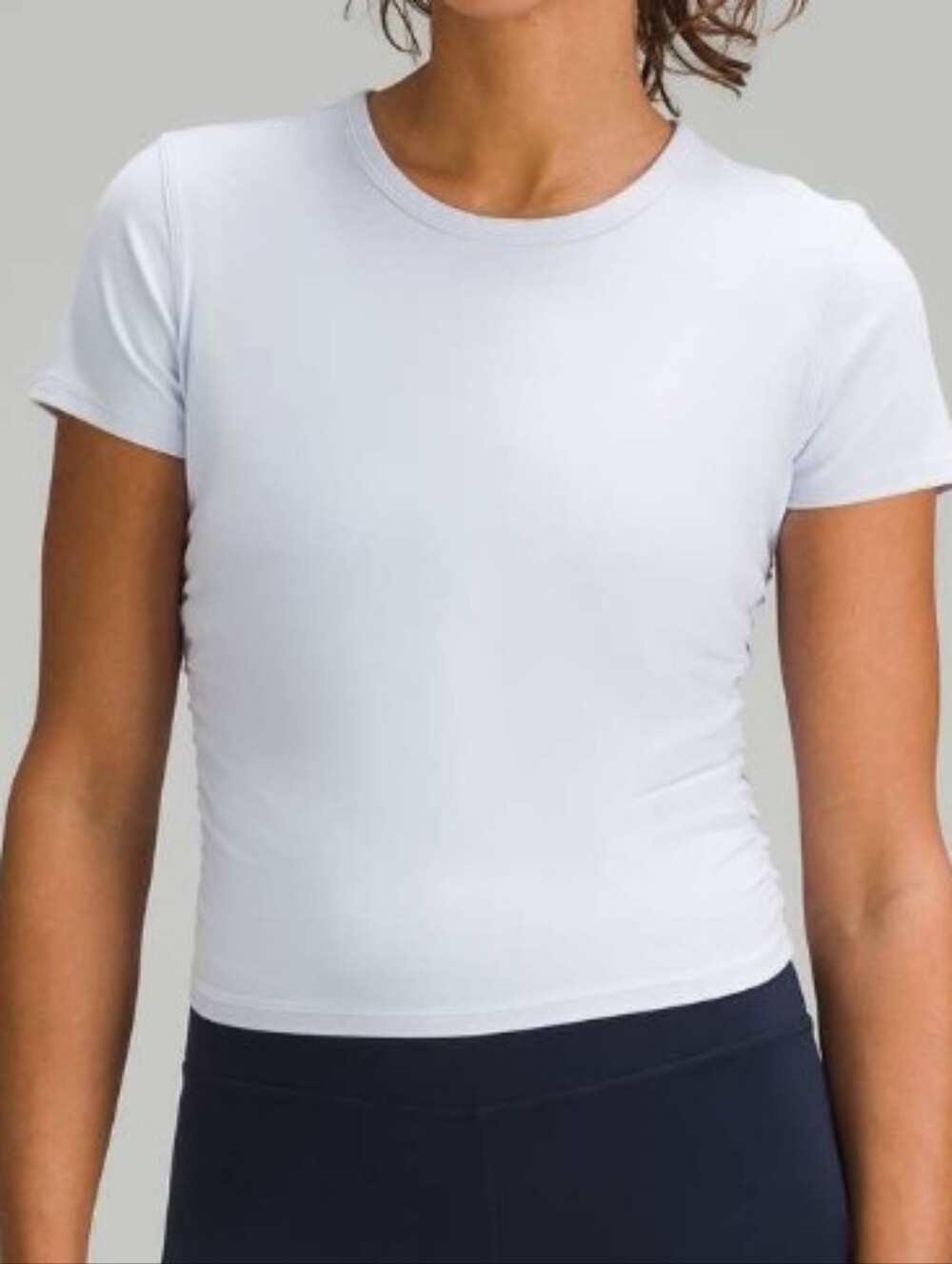 Lululemon Grey All It Takes Nulu Crop Top